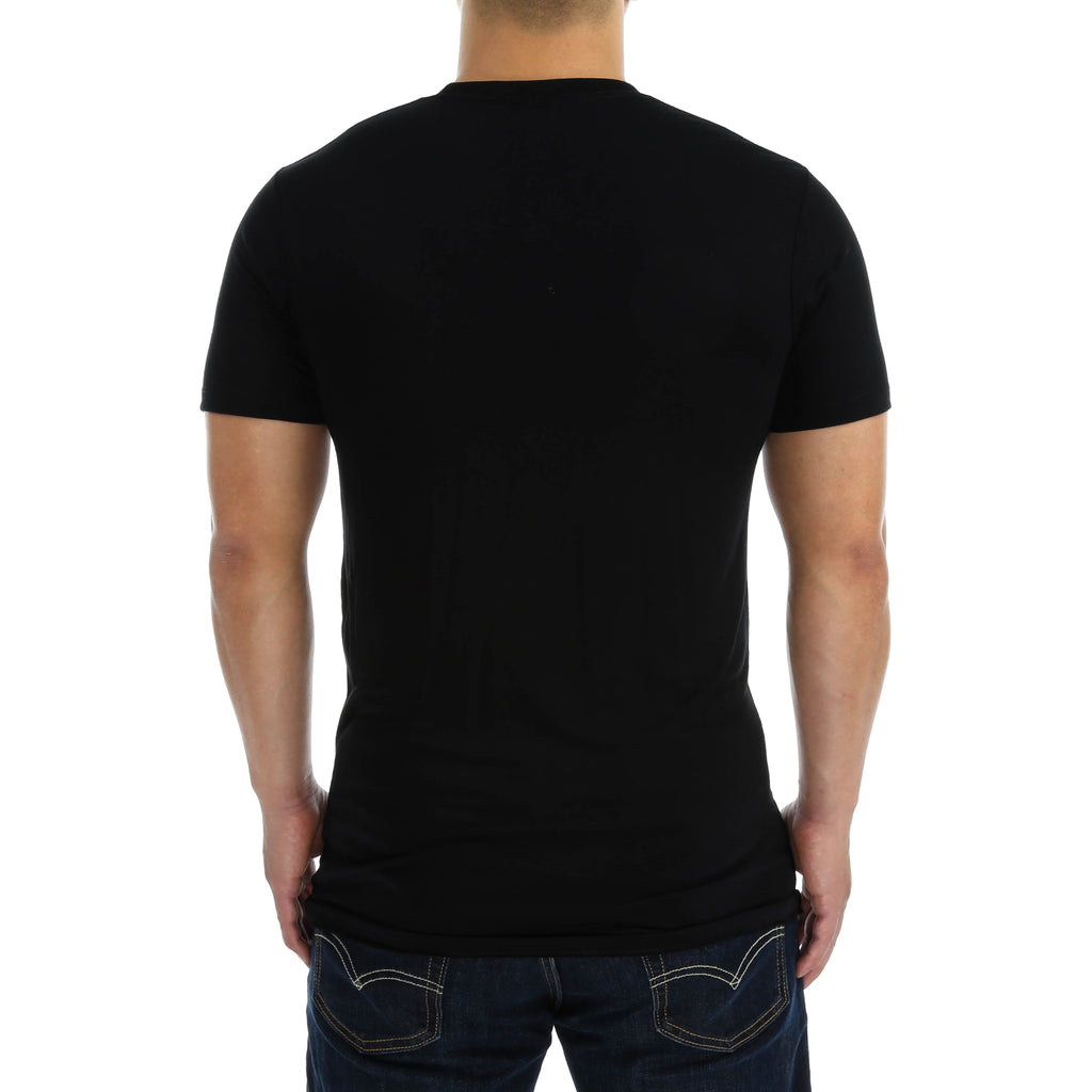 New Star Poly Rayon S/S Crew Tee - Black