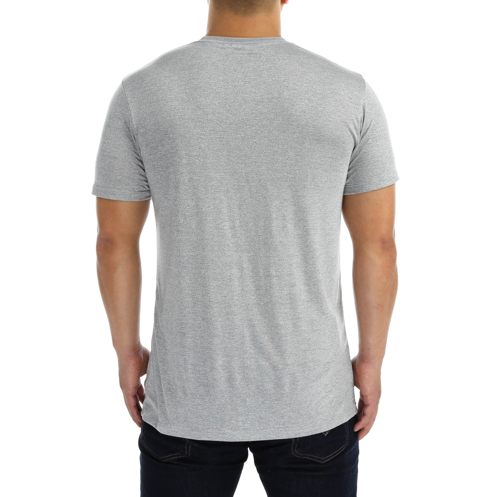 New Star Poly Rayon S/S Crew Tee - Athletic Heather