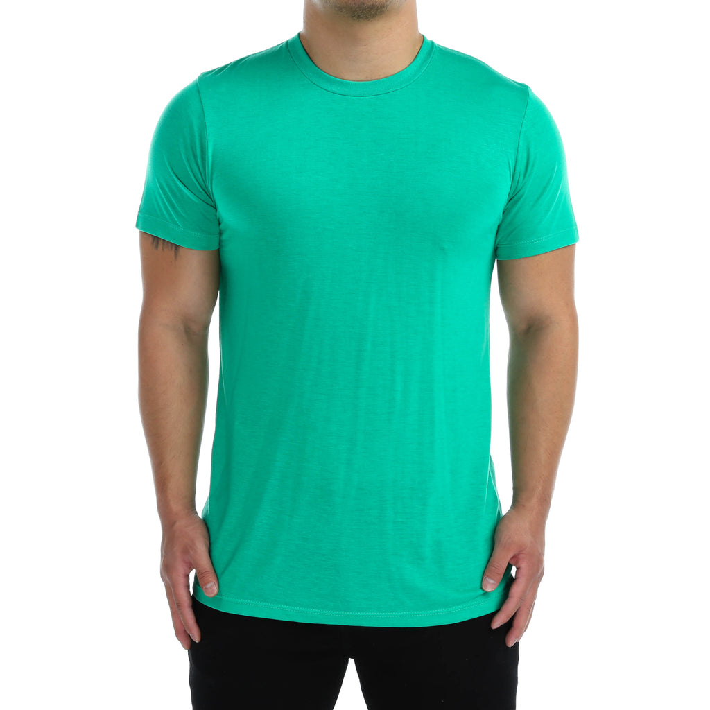 New Star Poly Rayon S/S Crew Tee - Shamrock