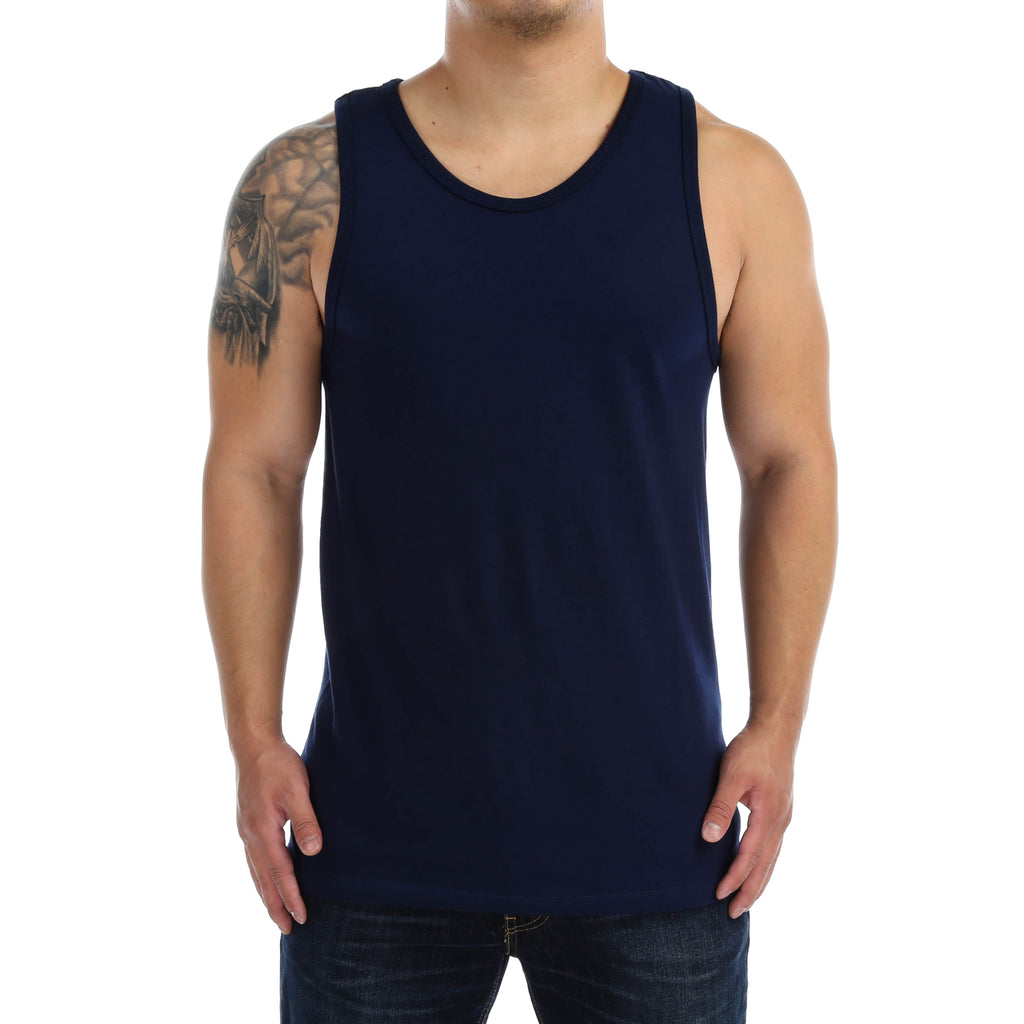 New Star Solid Tank Top - Dark Navy
