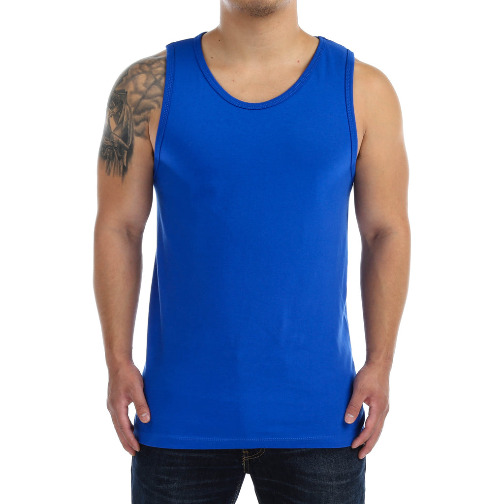 New Star Solid Tank Top - Royal Blue