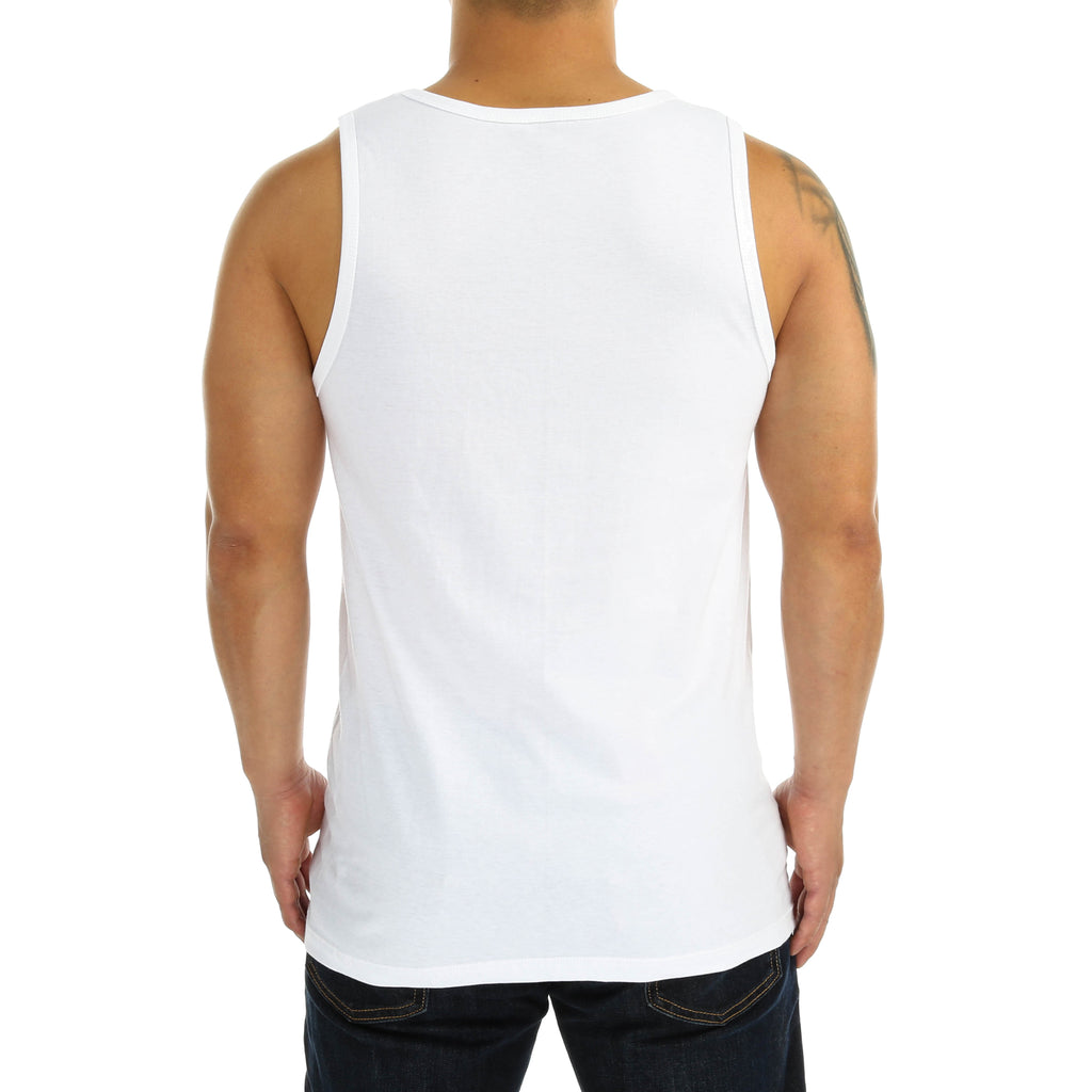 New Star Solid Tank Top - White