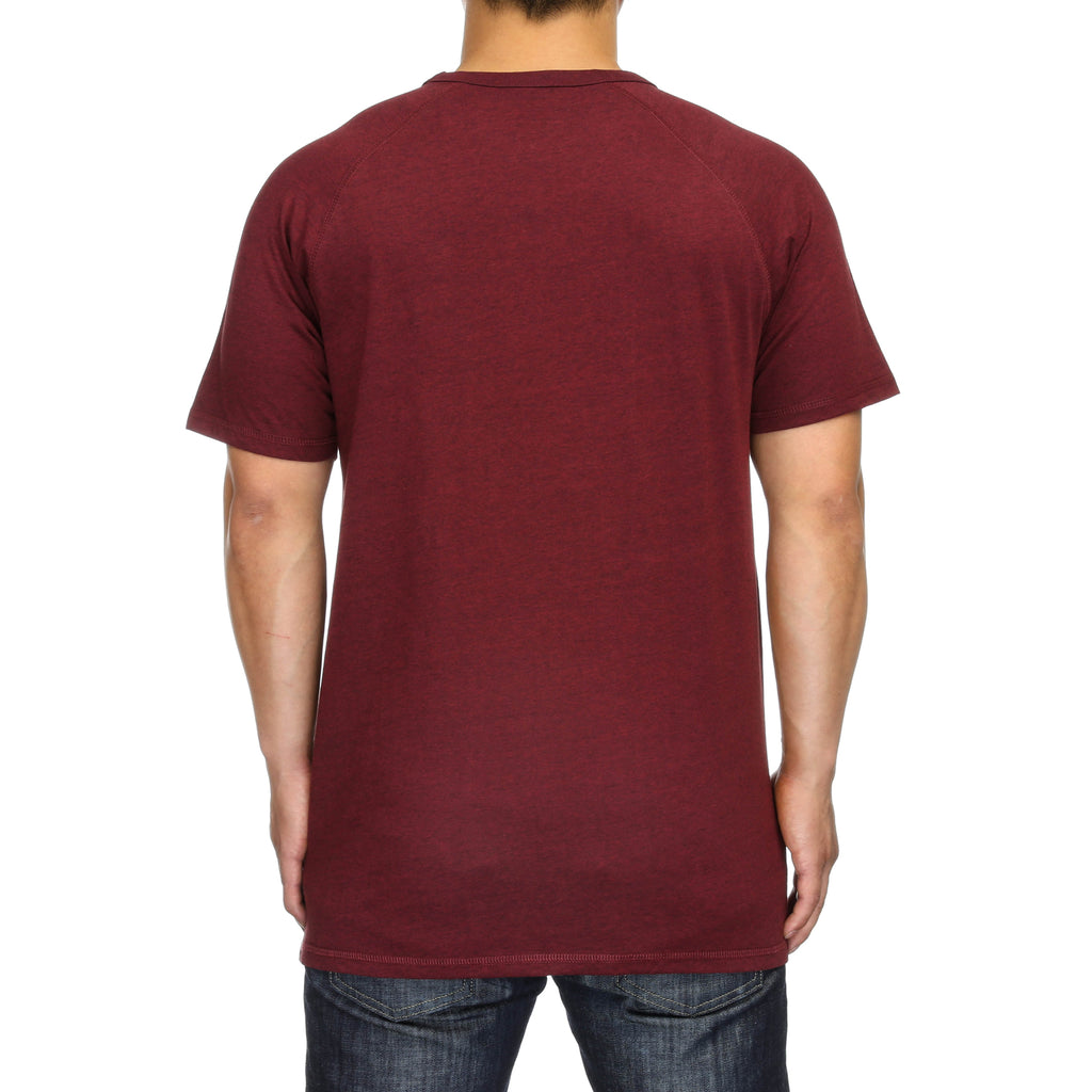 New Star Raglan S/S Tee - Black Cherry (Heather)