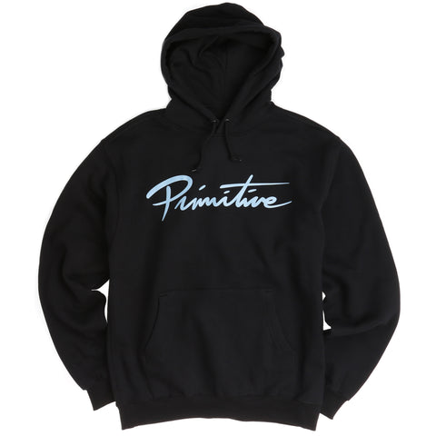 Primitive Nuevo Script Pullover - Black/Blue Script