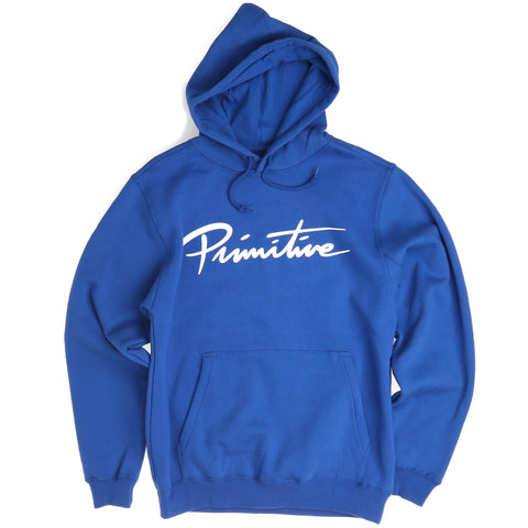 Primitive Nuevo Script Pullover - Royal Blue