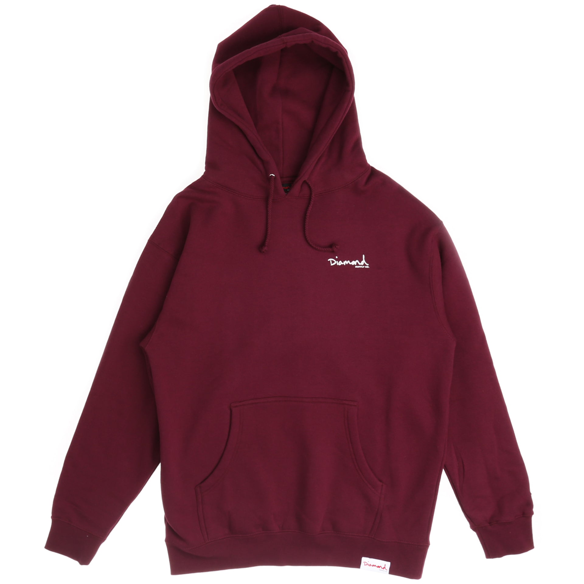 Maroon diamond supply cheap hoodie