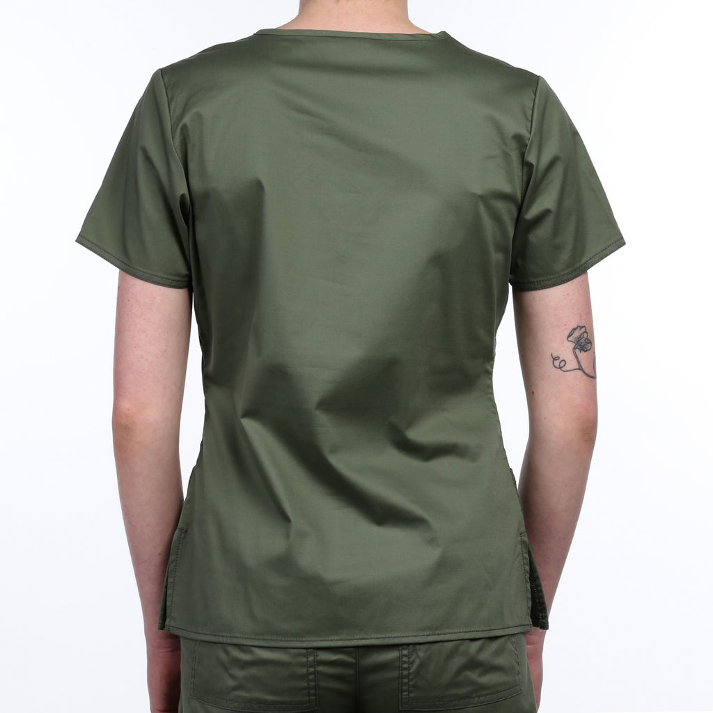 Dickies "Youtility" Jr. Fit V-Neck Top - Olive