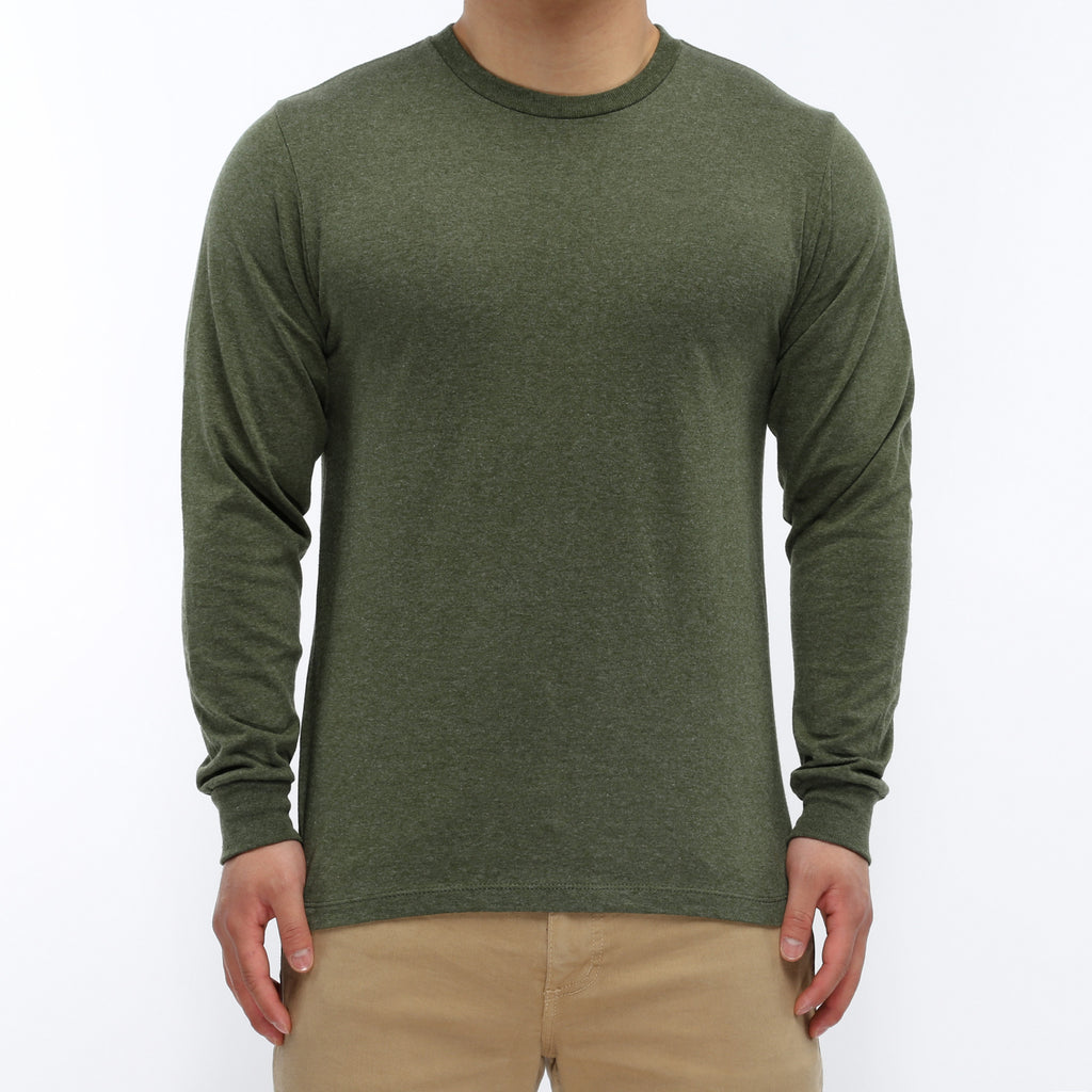 New Star Long Sleeve T-Shirt - Forest Heather