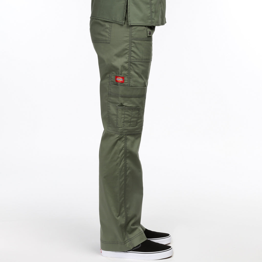Dickies Jr. Fit Low-Rise Drawstring Cargo Pant - Olive
