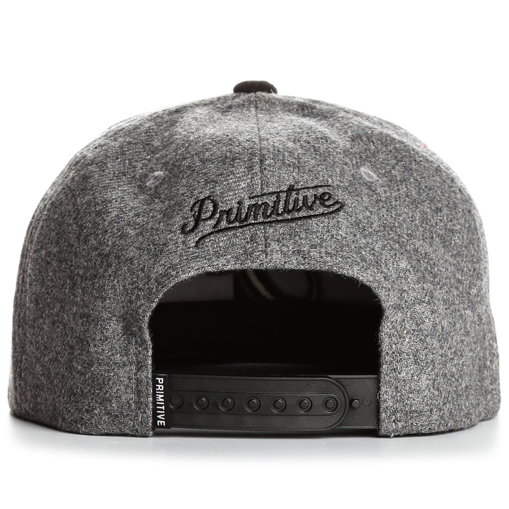 Primitive Classic P Wool Snapback - Grey/Black