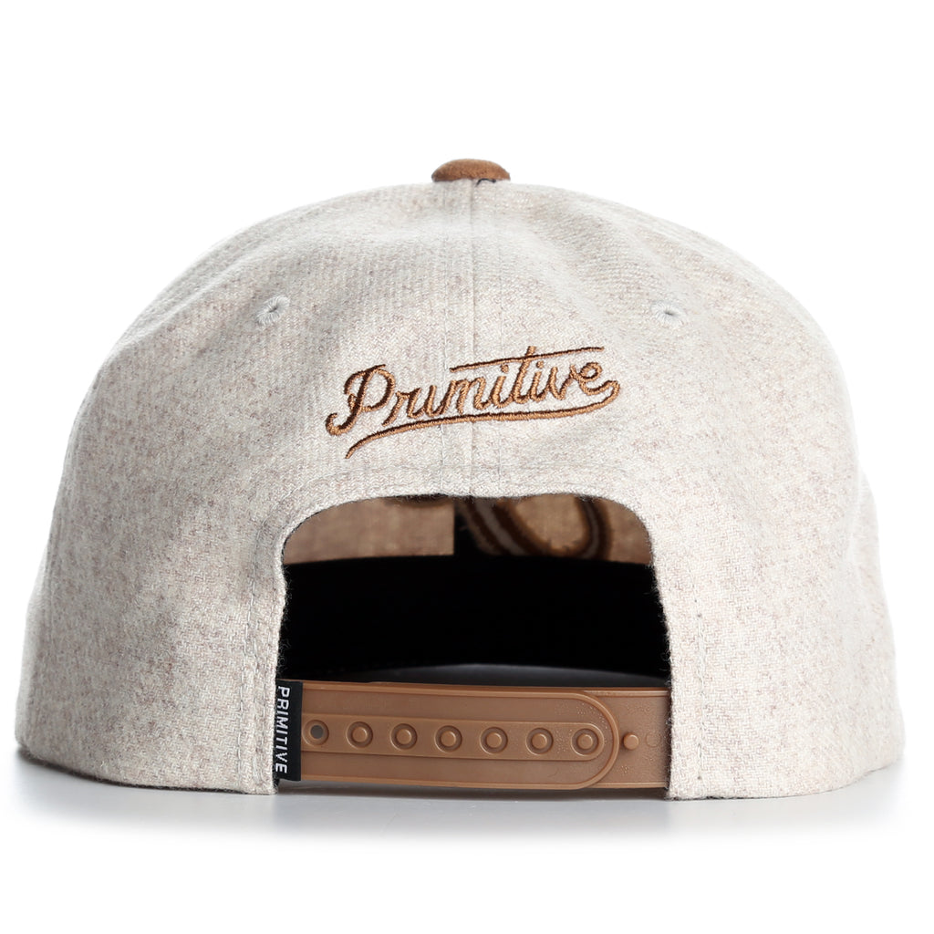 Primitive Classic P Wool Snapback - Brown