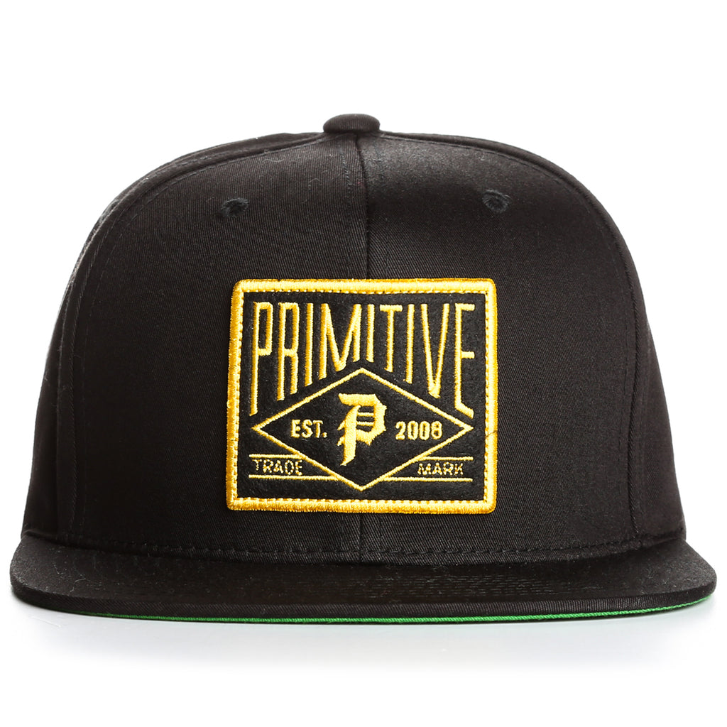 Primitive Slugger Snapback Hat - Black