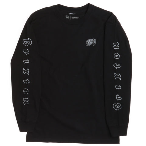 Brixton Primo Standard L/S Tee - Black