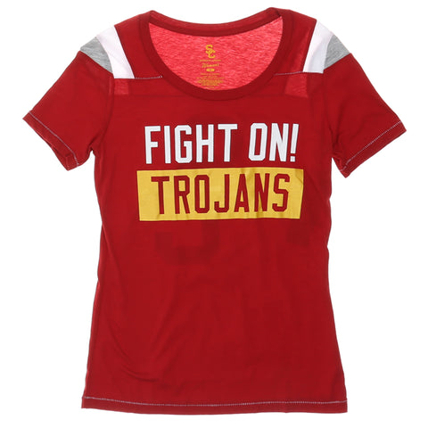 USC Trojans Women's Rayna Tee - Cardinal