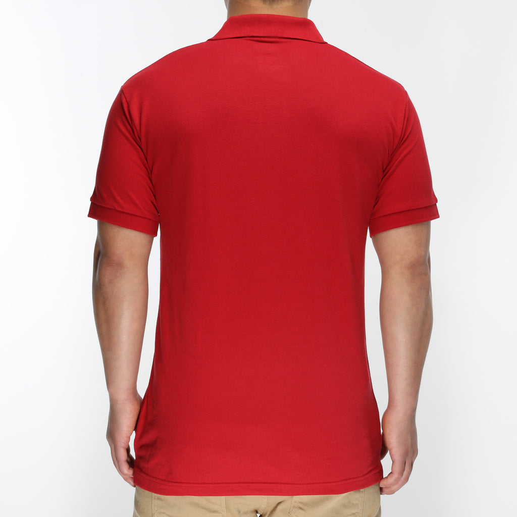Dickies Adult Short Sleeve Polo Shirt - Red