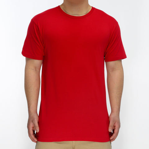 New Star Ultra Soft S/S Crew Tee - Red