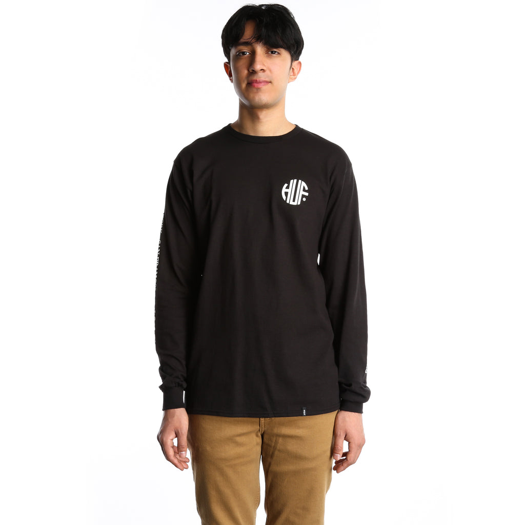 Huf Regional L/S Tee - Black