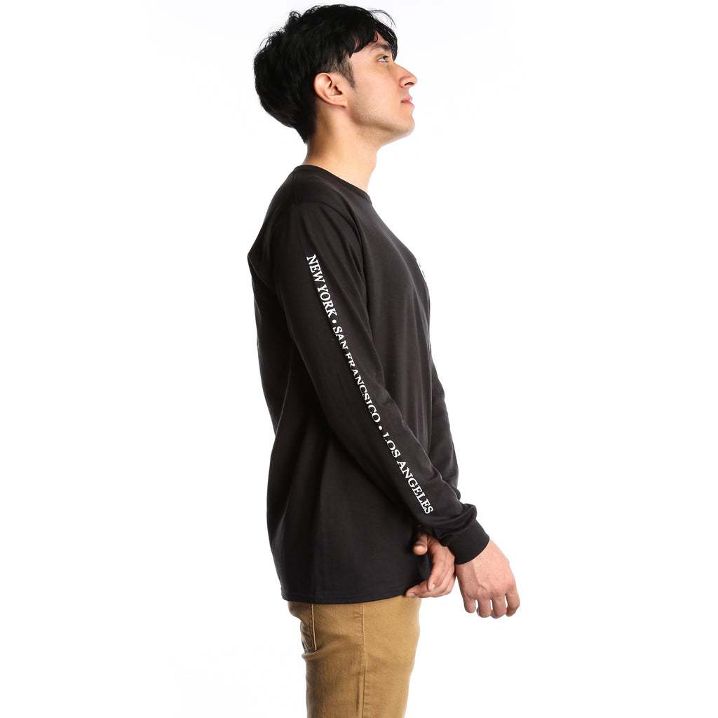 Huf Regional L/S Tee - Black