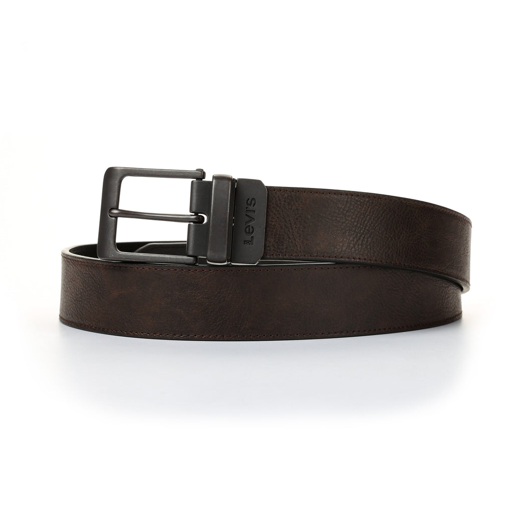 Levi's Men's Reversible Leather Belt - Brown/Black