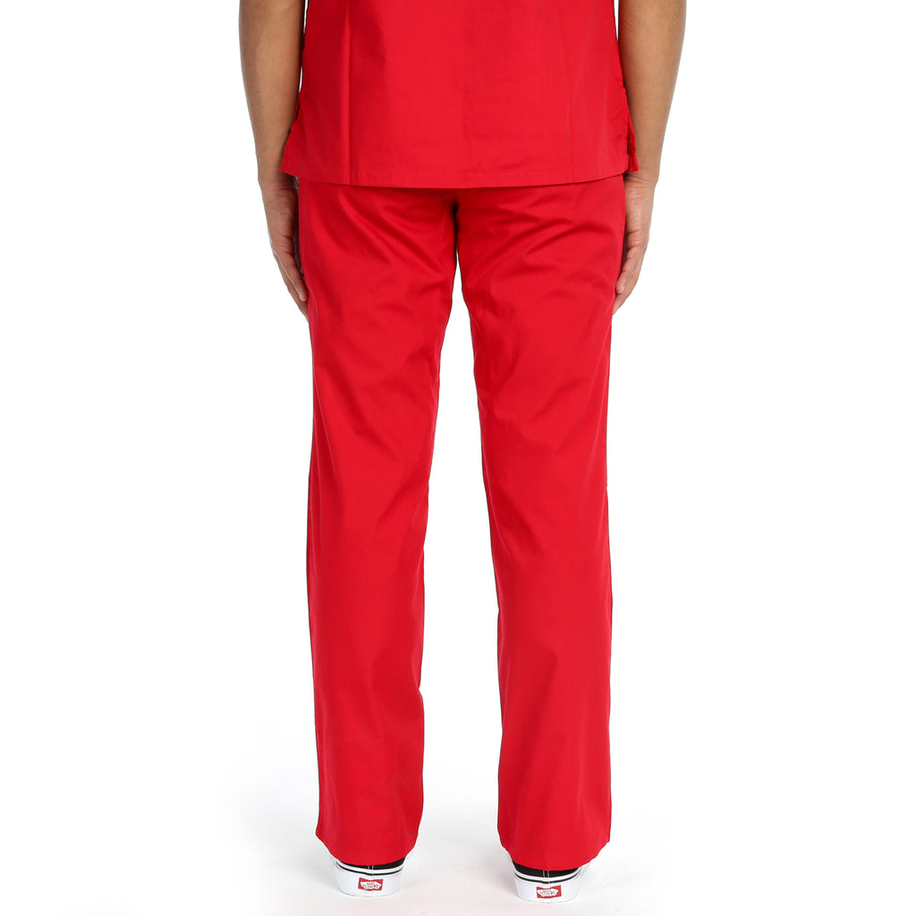 Dickies Unisex Drawstring Scrub Pant - Red