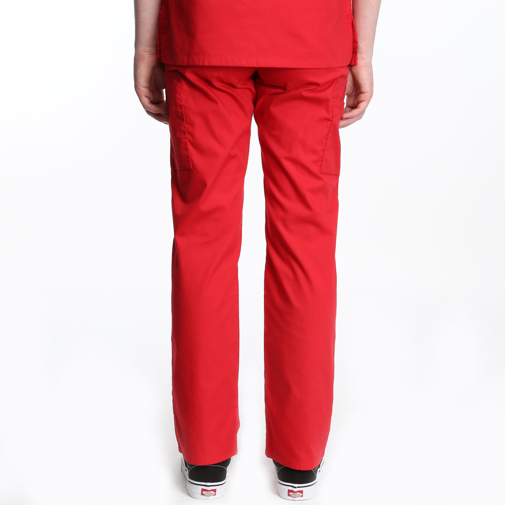 Dickies Natural Rise Elastic Scrub Pant - Red