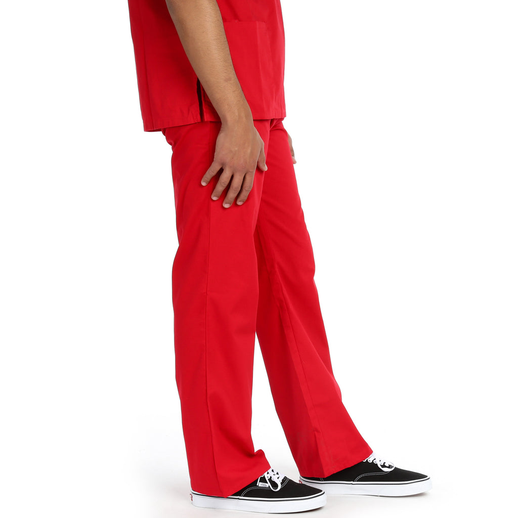 Dickies Unisex Drawstring Scrub Pant - Red