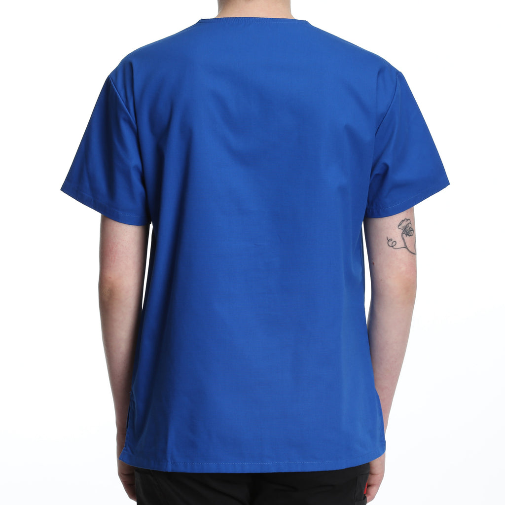 Dickies Women's Two Pocket V-Neck Scrub Top - Royal Blue