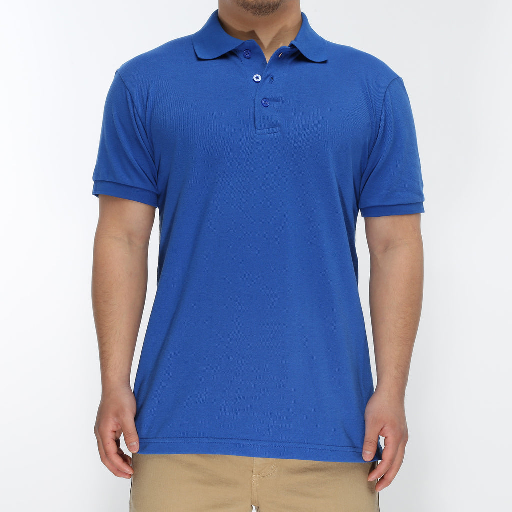 Dickies Adult Short Sleeve Polo Shirt - Royal Blue