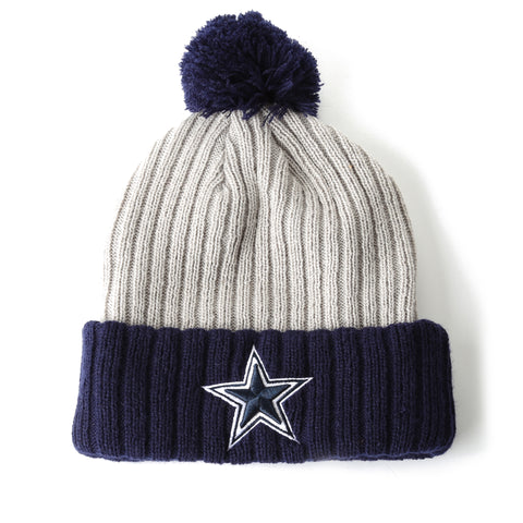 Dallas Cowboys Sebastian Beanie - Grey/Navy