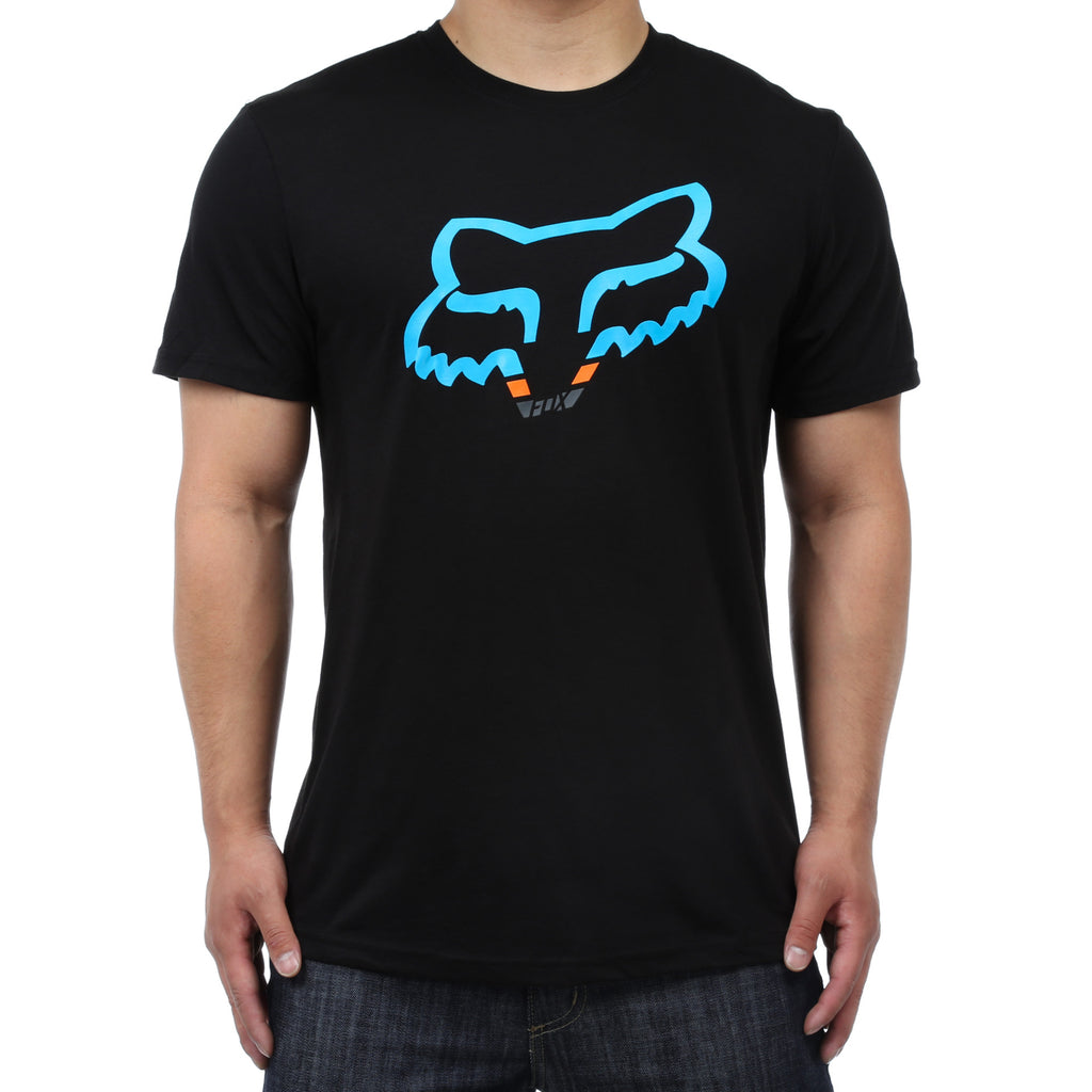 Fox Seca Head S/S Tech Tee - Black/Blue