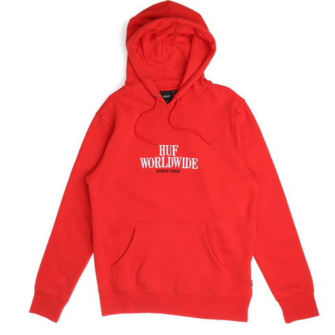 Huf Serif Stack Pullover Fleece - Red