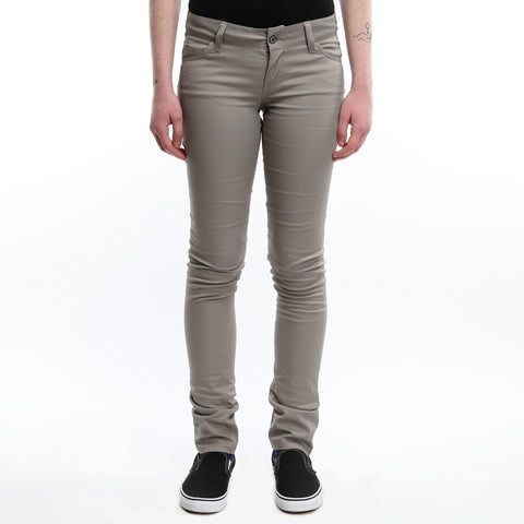 Dickies Womens 5-Pocket Classic Skinny Pant - Silver