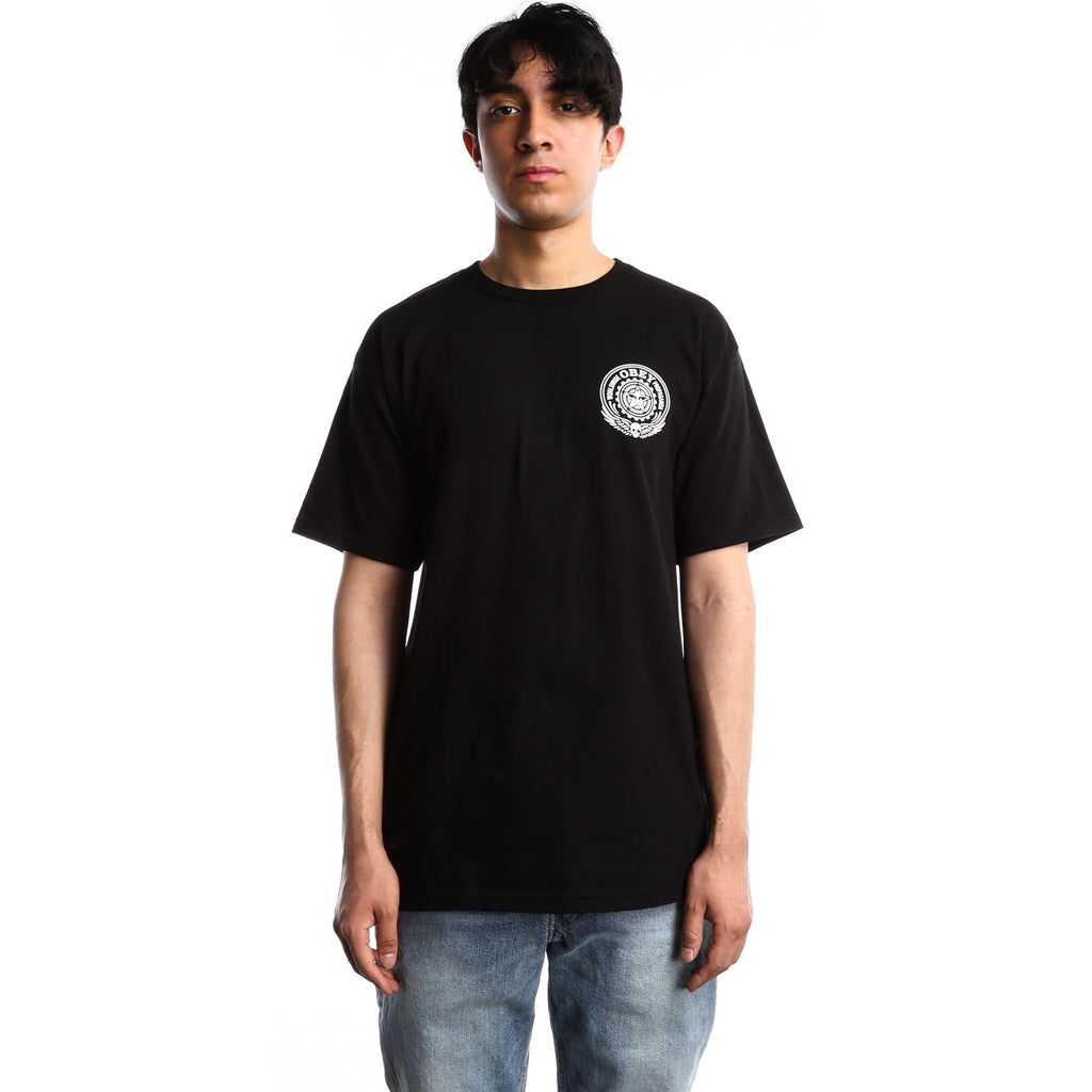 Obey Skull And Wings Tee - Black