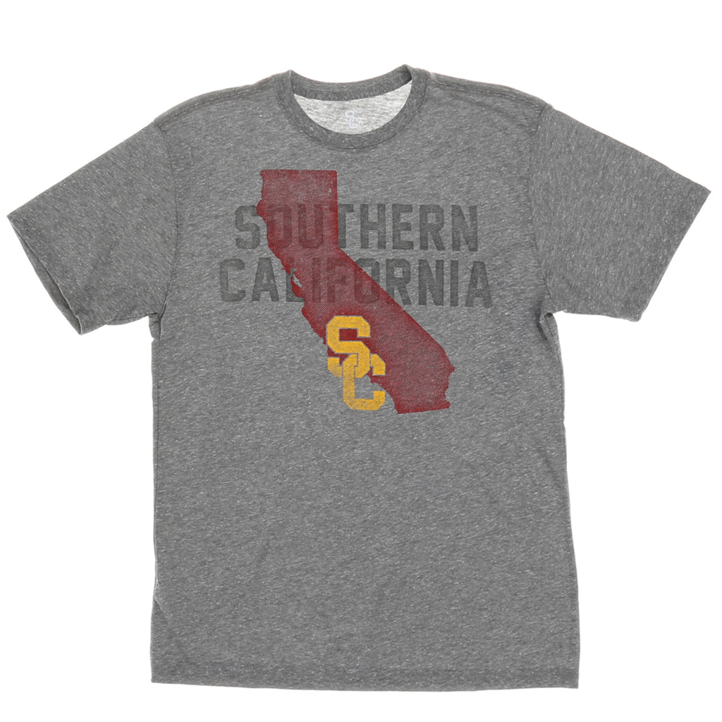 USC Trojans Solo State T-Shirt - Grey