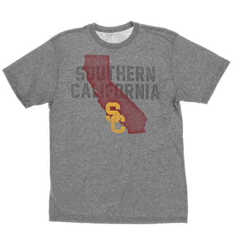 USC Trojans Solo State T-Shirt - Grey