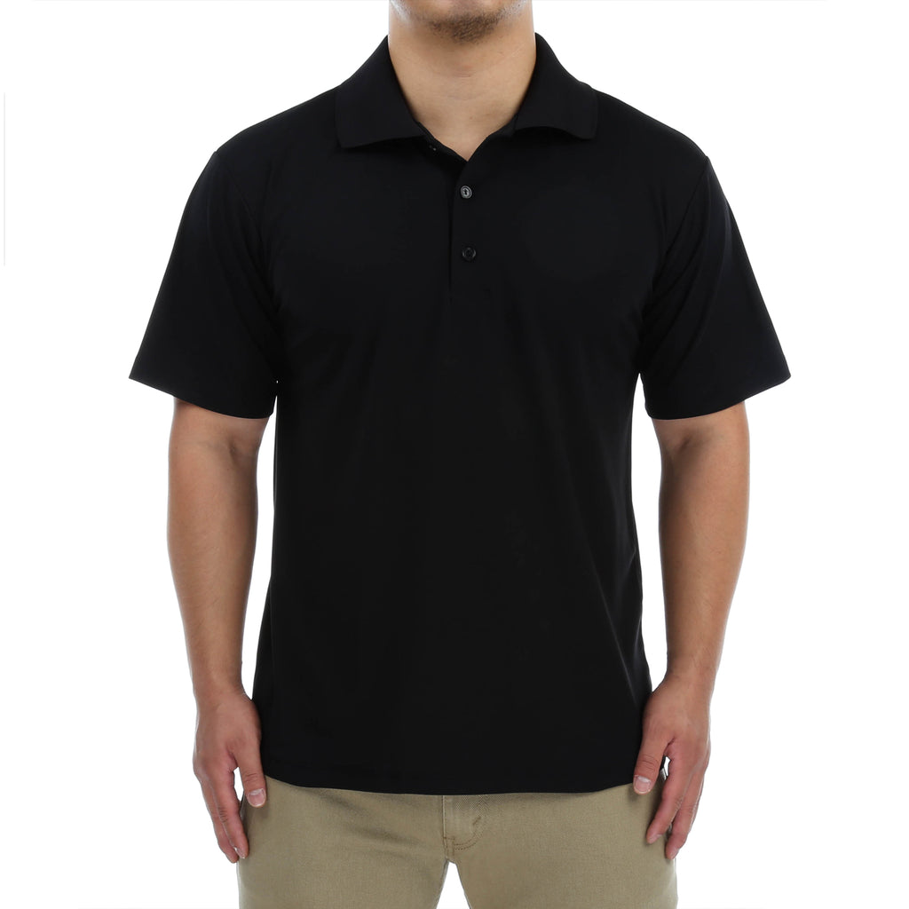 LA Speedy Dri+ Polo Shirt - Black