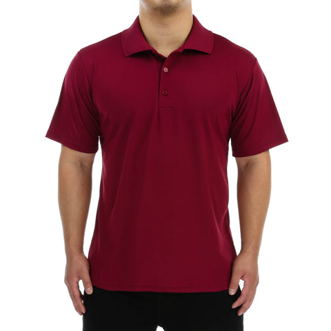 LA Speedy Dri+ Polo Shirt - Burgundy