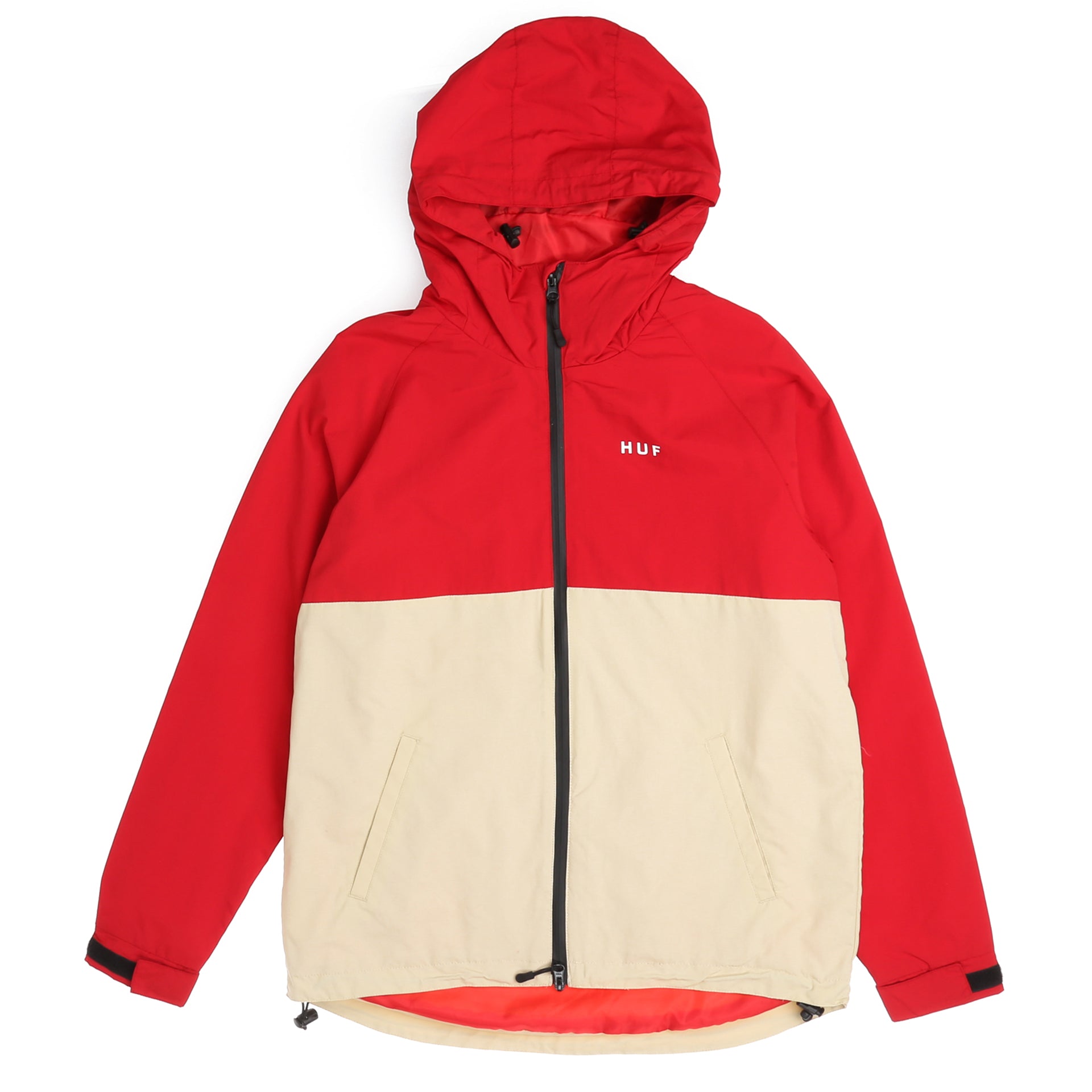 Huf Standard Shell Jacket Red/ Tan