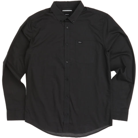RVCA That'll Do L/S Oxford - Pirate Black