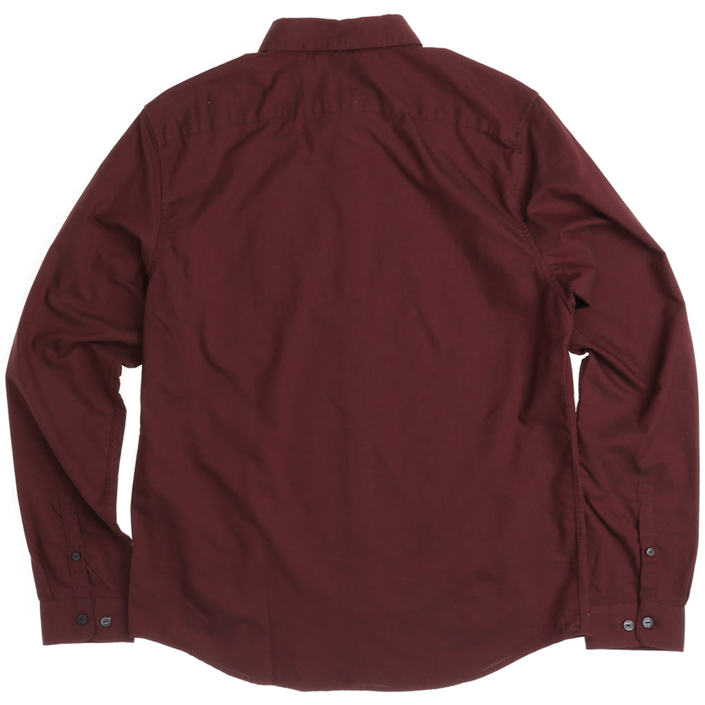 RVCA That'll Do L/S Oxford - Tawny Port