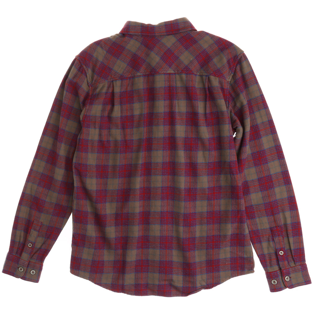 RVCA That'll Work Flannel Long Sleeve - Red