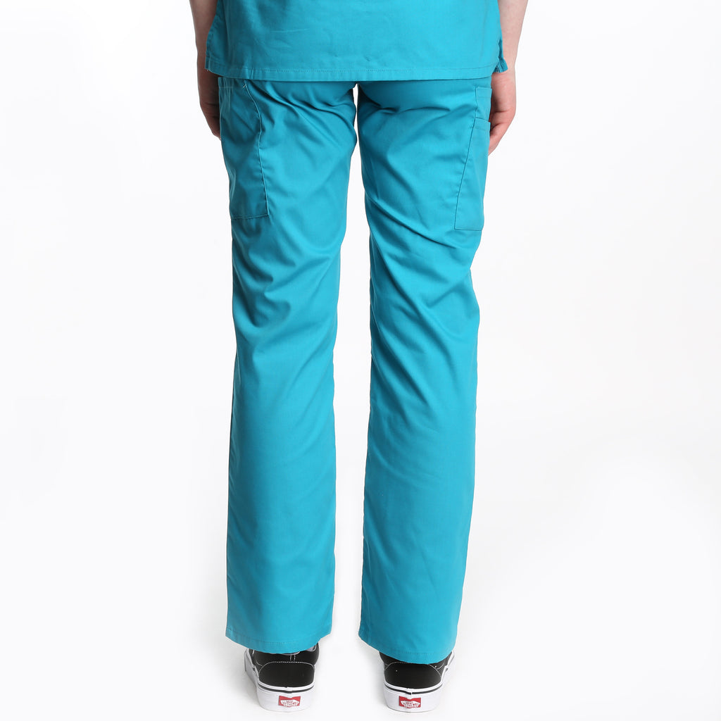 Dickies Natural Rise Elastic Scrub Pant - Teal