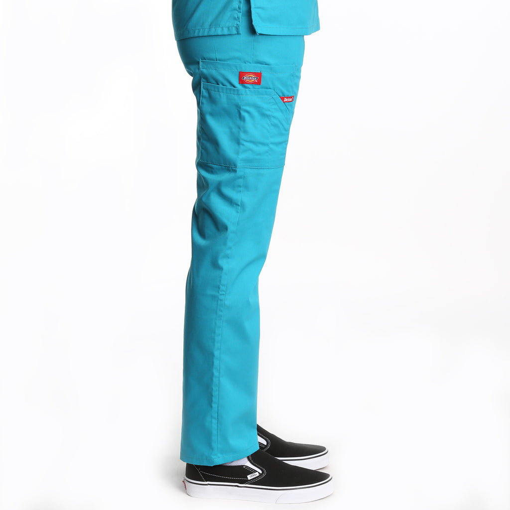 Dickies Natural Rise Elastic Scrub Pant - Teal
