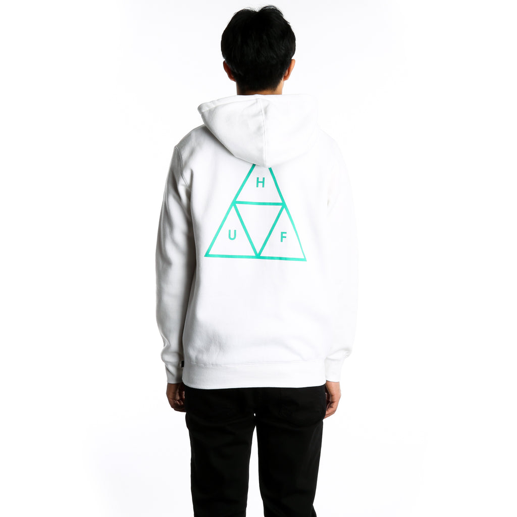 Huf Triple Triangle Pullover Hoodie - White