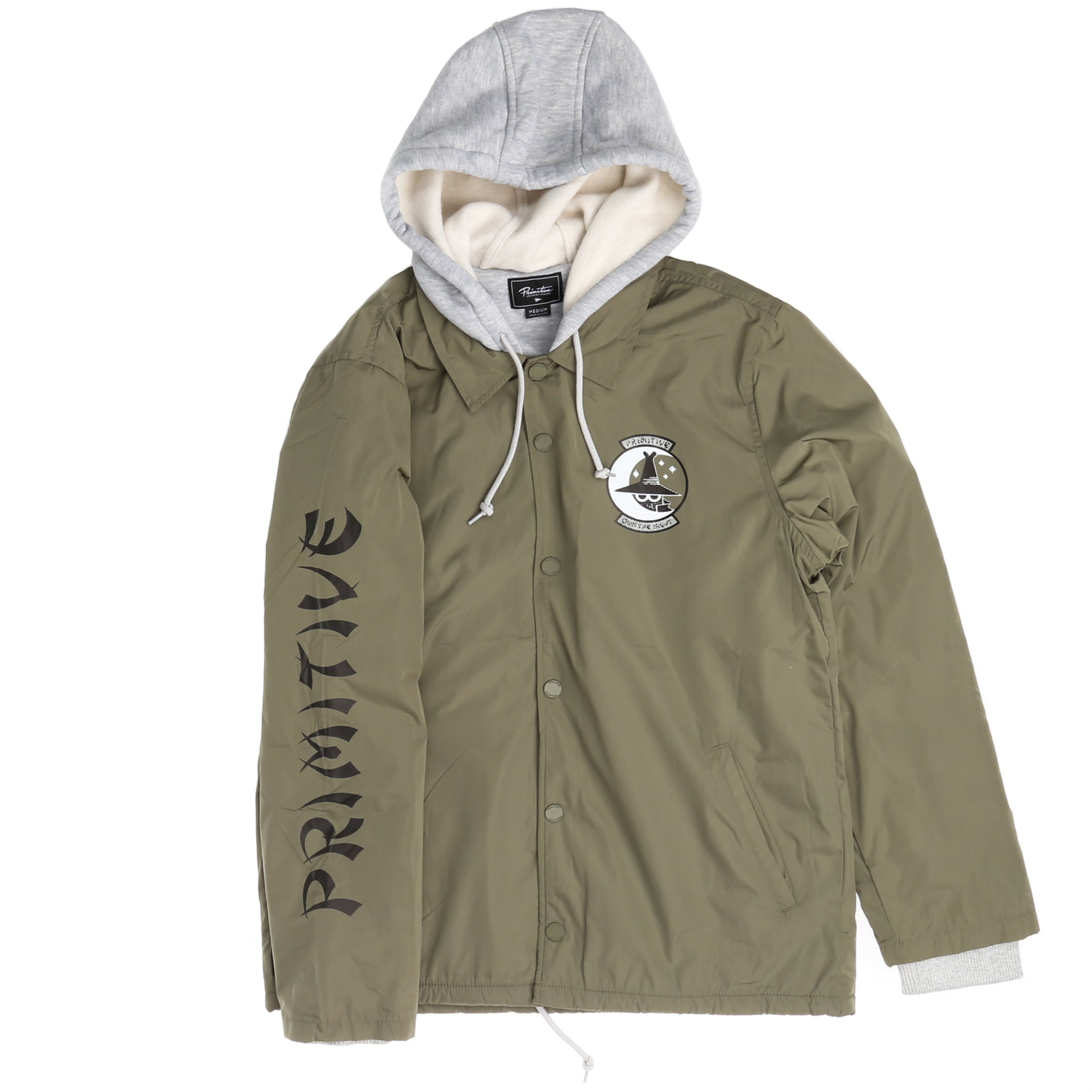 Primitive Two-Fer Coaches Jacket - Olive Drab