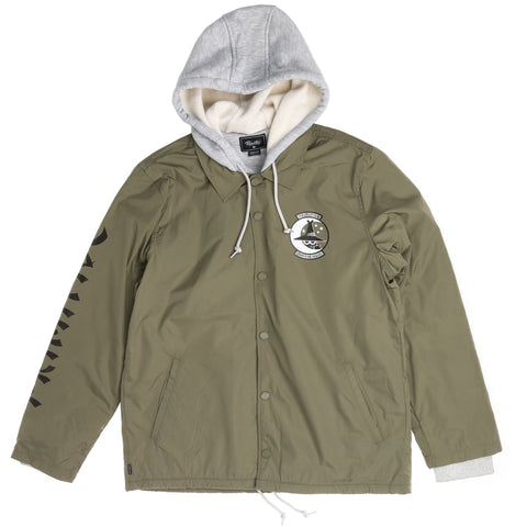 Primitive Two-Fer Coaches Jacket - Olive Drab