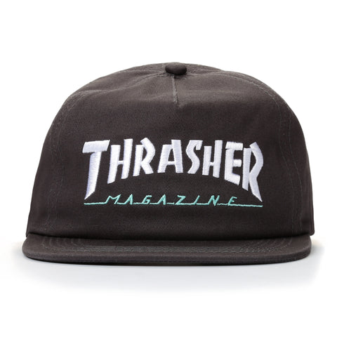 Thrasher Magazine Logo Two Tone Hat - Gray
