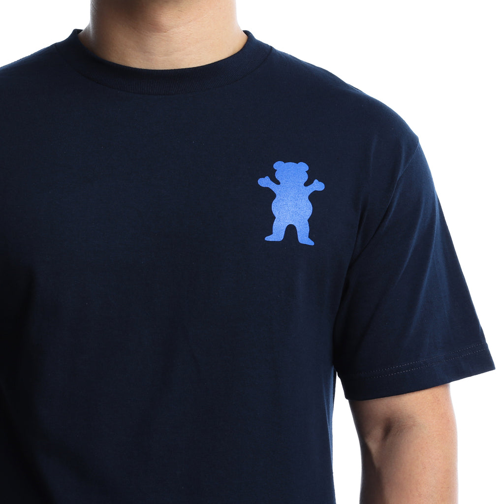 Grizzly View From The Bu Tee - Navy