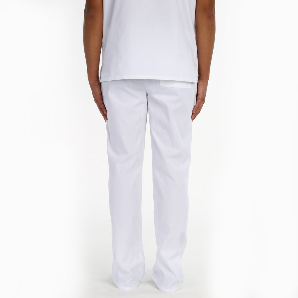 Dickies Unisex Drawstring Scrub Pant - White