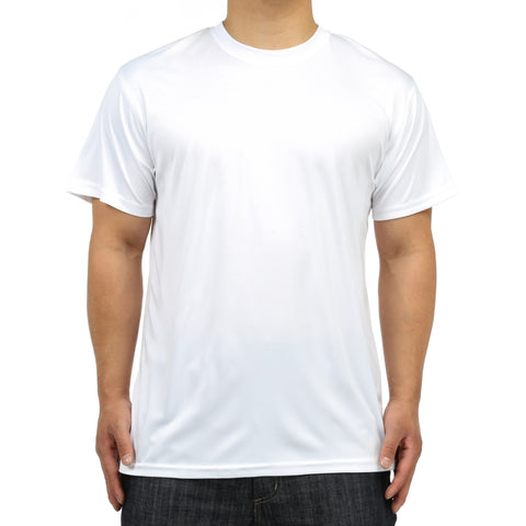 New Star Polyester Crew S/S Tee - White